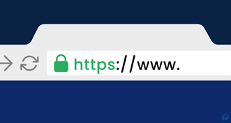 Check for HTTPS and verify website addresses before sharing information